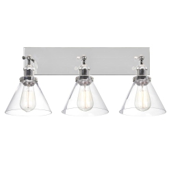 CWI LIGHTING CANADA Eustis 3 Light Wall Sconce With Polished Nickel Finish
