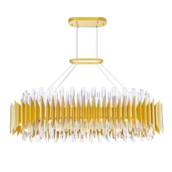 CWI LIGHTING CANADA Cityscape 20 Light Chandelier With Satin Finish In Gold