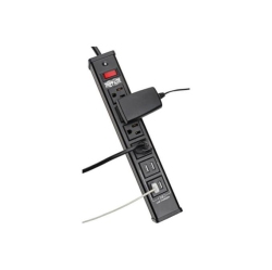 TRIPP LITE Surge Strip 4-Out 4 USB Ports 6Ft Cord (Tlm446USBb)