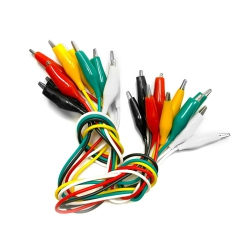 CONTEMPO VIEWS 15 Inch Pack Of 10 5-Colour Jumper Test Lead Cables And Alligator Clips