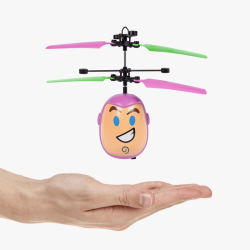 WORLD TECH TOYS Disney Pixar Licensed Toy Story Buzz Lightyear Flying Ir Ufo Motion Sensing Helicopter