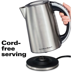 HAMILTON BEACH - 1.7L Variable Temperature Kettle With 6 Settings