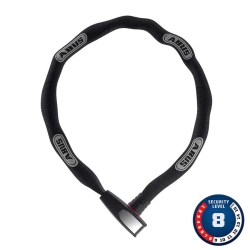 ABUS , 8807K Steel-O-Chain, Chain Lock, Key, 7Mm, 85Cm, 2.8' In Black