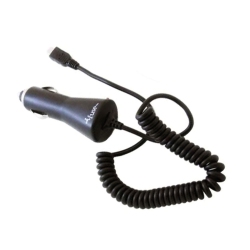 FUSE Car Charger Micro Cable USB 1 Amp 5 Foot Coiled Cable