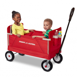RADIO FLYER Easy Folding All-Terrain Wagon With Canopy
