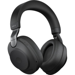 JABRA Over-Ear Noise Cancelling Sound Isolating Truly Wireless Headphones With Mic (28599-989-899) - In Black