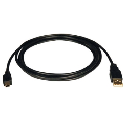 TRIPP LITE USB2.0 A to 5-Pin Mini B Cable - 6 (U030-006) In Gold