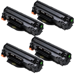 TONER4U - 4 Pack Compatible Cf279A Toner Cartridge for HP 79A, Laserjet Pro M12A, Laserjet Pro M12W, Laserjet Pro Mfp M26A, Laserjet Pro Mfp M26Nw