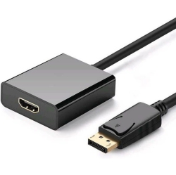 ISTAR Displayport (Dp) to Dvi Adapter, Gold-Plated Display Port to Dvi-D Adapter (Male to Female) Compatible \w Computer, Desktop, Laptop, PC
