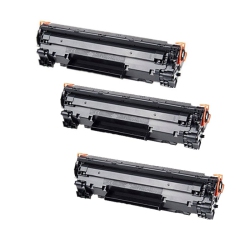 TONER4U - 3 Pack Compatible Cf283A Toner Cartridge for HP 83A (Cf283A) Laserjet Pro Mfp M127Fn, M127Fw, M125Nw, M125Rnw