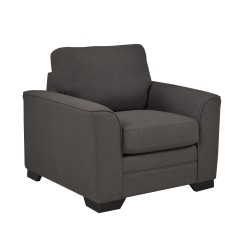 CANADIAN SOFA Distributions 'pearson' Fabric Chair In Charcoal