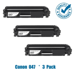 PRINTER PRO 3 Pack Canon 047/canon-047/canon047/crg-047/crg047 Compatible Toner Cartridge-Canon Printer Imageclass Lbp112, Imageclass Lbp113W