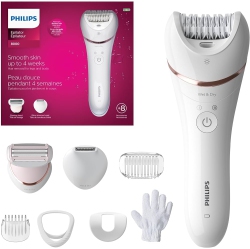 PHILIPS Epilator Series 8000 Wet & Dry Epilator Bre740/14