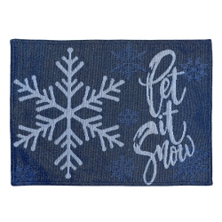 MAISON CONCEPTS Tapestry Placemat (Let It Snow) (13 X 18) - Set Of 12