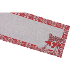 MAISON CONCEPTS Tapestry Table Runner (Square End) (Snowflake Border)