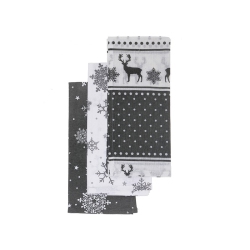 MAISON CONCEPTS Cotton Kitchen Towel (Winter Gray) (Asstd) - Set Of 6