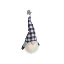 MAISON CONCEPTS Led Buffalo Gnome Sitter In White