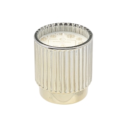 MAISON CONCEPTS 4.6OZ Ribbed Electroplated Scented Candle (Winter Berry) - Set Of 2 In Gold