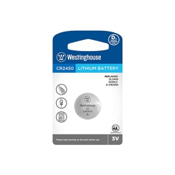 WESTINGHOUSE 24 X Cr2450 3 Volt Lithium Coin Cell Batteries (On A Card)