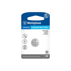 WESTINGHOUSE 24 X Cr2032 3 Volt Lithium Coin Cell Batteries (On A Card)