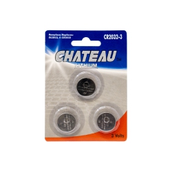 CHATEAU 60 X Cr2032 3 Volt Lithium Coin Cell Battery (20 Cards Of 3)