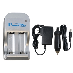 POWERIZER 2 Bay Rcr123A Lithium Ion Battery Charger