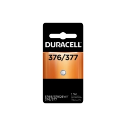 DURACELL 6 X 377 / 376 Oxide Button Batteries In Silver