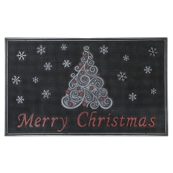 MAISON CONCEPTS Rubber Mat (Single Tree - Merry Christmas)