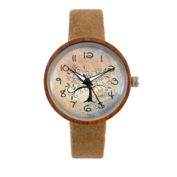 DIANE BALIT WATCHES Woman's Watch Exotic Wood Nature | Tree Of Life With Leaves /ess In Multicolor