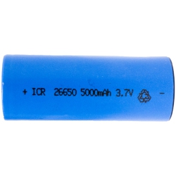 POWER PORTABLE 3.7 Volt 26650 Li-Ion Battery (5000 Mah)