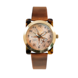 DIANE BALIT WATCHES Nautical Hand Painted Ladies Watch | Starfish In Multicolor