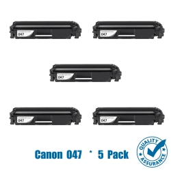 PRINTER PRO 5 Pack Canon 047/canon-047/canon047/crg-047/crg047 Compatible Toner Cartridge-Canon Printer Imageclass Lbp112, Imageclass Lbp113W