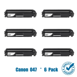 PRINTER PRO 6 Pack Canon 047/canon-047/canon047/crg-047/crg047 Compatible Toner Cartridge-Canon Printer Imageclass Lbp112, Imageclass Lbp113W