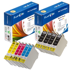 PRINTOXE ® T127 Reman 10 Ink Cartridges (2 Sets + 2Bk) T1271 T1272 T1273 T1274 for Epson Stylus Nx625 & Workforce 545 / 60 / 630 / 633 / 635 / 645 /
