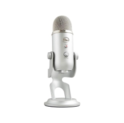 LOGITECH USB Microphone Yeti Silver Edition, Mic Only (988-000103) In Blue