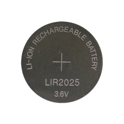 POWER PORTABLE Lir2025 3.6 Volt Lithium Ion Button Battery