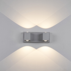 TUBICEN 2 Light Wall Sconce Light Up Down, 20W Led Dimmable Bathroom Vanity Light Over Mirror, Modern Indoor Wall Lamp for Bedroom Hallway Stairs