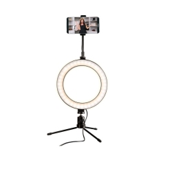 BROOKSTONE 10" Deluxe Studio Ring Light