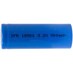 POWER PORTABLE 8 X 18500 3.2 Volt Lifepo4 Flat Top Batteries (900 Mah)