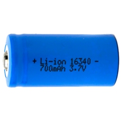 POWER PORTABLE 3.7 Volt Rcr123A (16340) Lithium Ion Battery (700 Mah)