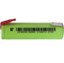 POWER PORTABLE 3 X 3.7 Volt Lithium Ion 18650 Batteries With Tabs (2200 Mah)