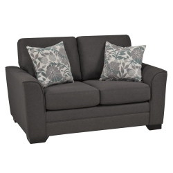 CANADIAN SOFA Distributions 'pearson' Fabric Loveseat In Charcoal
