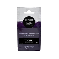 NUDEN Premium Tape Label Tape - Alternative for Brother Tz-355