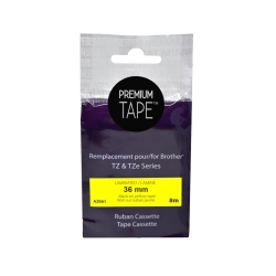 NUDEN Premium Tape Label Tape - Alternative for Brother Tz-661