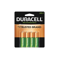 DURACELL 4 X Aa Rechargeable (Dx1500) Batteries (2500 Mah)