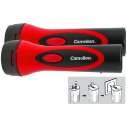 CAMELION 2 PCs 6 Led Rechargeable Plug-In Emergency Ready Flashlight