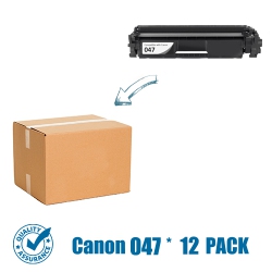 PRINTER PRO 12 Pack Canon 047/canon-047/canon047/crg-047/crg047 Compatible Toner Cartridge-Canon Printer Imageclass Lbp112, Imageclass Lbp113W