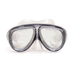 SWIM CENTRAL 6.5" Telstar Pro Mask Swimming Pool Accessory for Adults In Black