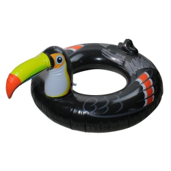 POOL CENTRAL 41" Inflatable Jumbo Tropical Toucan Pool Ring Float