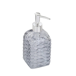 JESSAR - Glass Bathroom Soap Dispenser, Clear